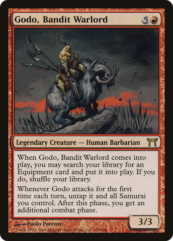 Godo, Bandit Warlord (CHK-169)  Foil - Champions of Kamigawa