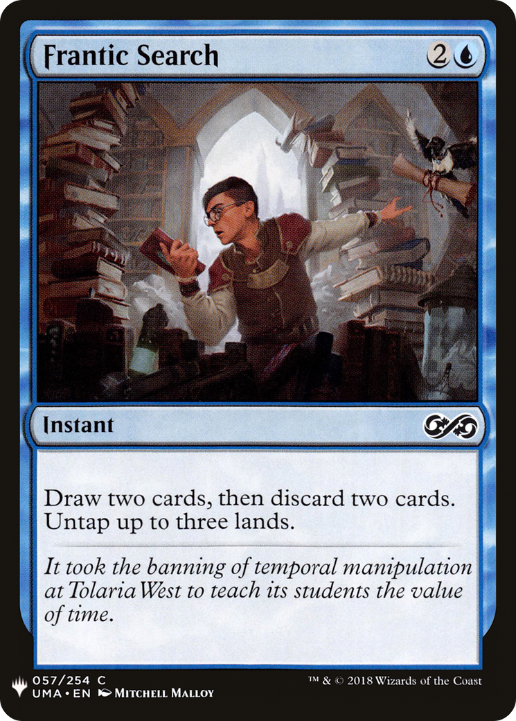Frantic Search (LIST-UMA-57)  - The List