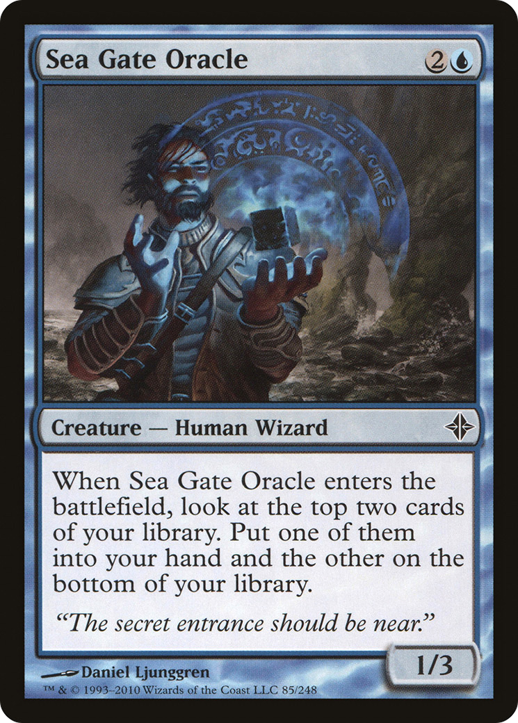Sea Gate Oracle (ROE-085)  - Rise of the Eldrazi