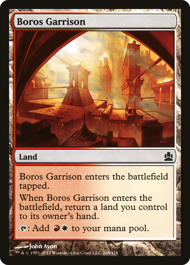 Boros Garrison (CMD-268)  - Commander 2011