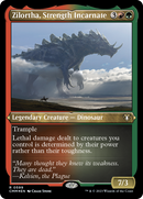 Zilortha, Strength Incarnate (CMM-599)  Etched Foil - Commander Masters