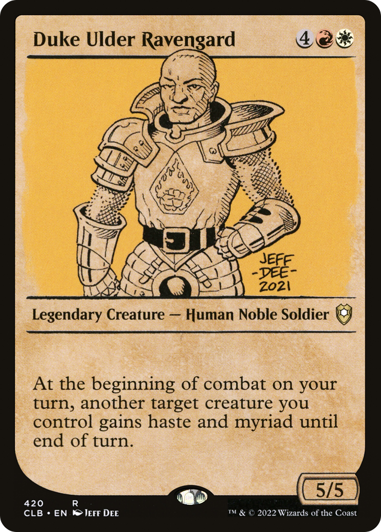 Duke Ulder Ravengard (Showcase) (CLB-420)  Foil - Commander Legends: Battle for Baldur's Gate: (Showcase)