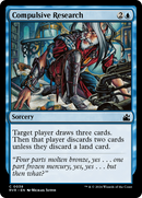 Compulsive Research (RVR-038)  Foil - Ravnica Remastered