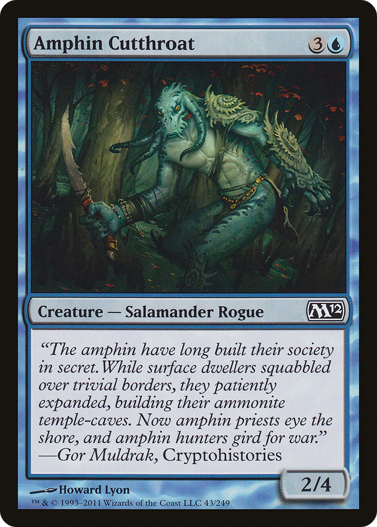 Amphin Cutthroat (M12-043)  Foil - Magic 2012