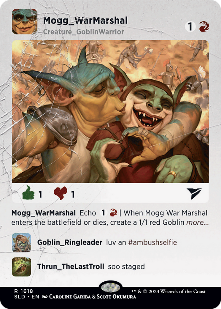 Mogg War Marshal (SLD-1618) - Secret Lair Drop (Borderless) Foil