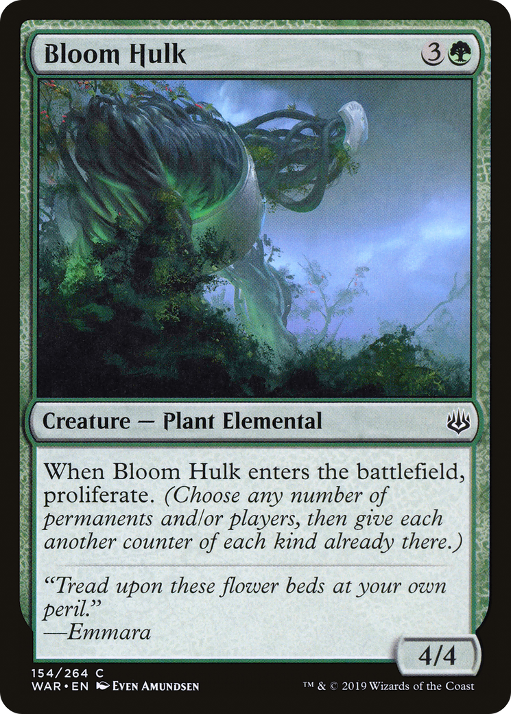 Bloom Hulk (WAR-154)  - War of the Spark