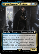 Grima, Saruman's Footman (Extended Art) (LTC-140)  Foil - Tales of Middle-earth Commander: (Extended Art)