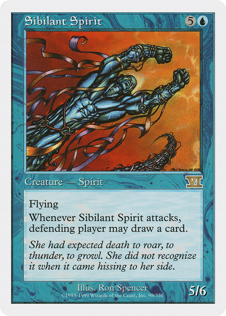 Sibilant Spirit (6ED-098)  - Classic Sixth Edition