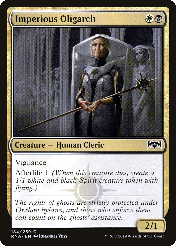 Imperious Oligarch (RNA-184)  Foil - Ravnica Allegiance