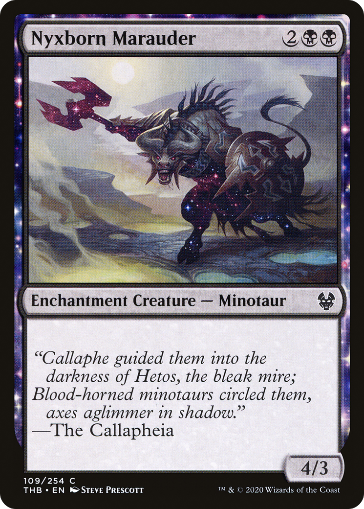 Nyxborn Marauder (THB-109)  - Theros Beyond Death: (enchantment)