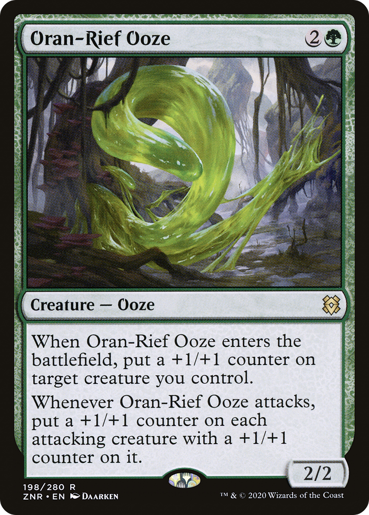 Oran-Rief Ooze (ZNR-198)  Foil - Zendikar Rising