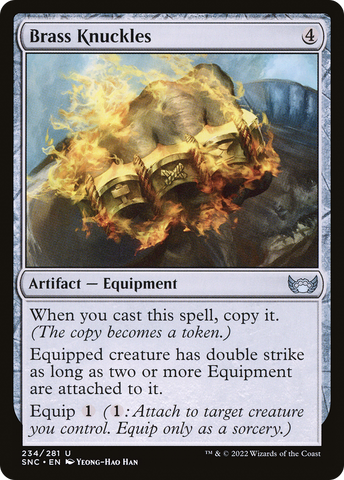 Brass Knuckles (SNC-234)  Foil - Streets of New Capenna