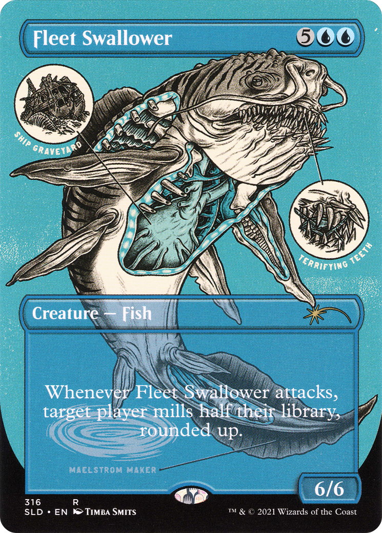Fleet Swallower (SLD-316)  - Secret Lair Drop (Borderless)