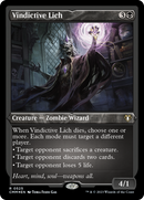 Vindictive Lich (CMM-525)  Etched Foil - Commander Masters