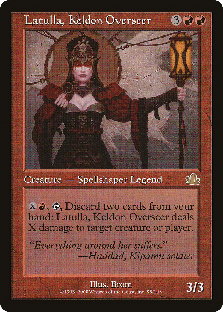 Latulla, Keldon Overseer (PCY-095)  Foil - Prophecy
