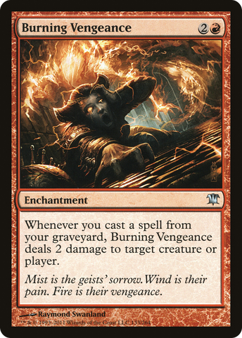 Burning Vengeance (ISD-133)  Foil - Innistrad