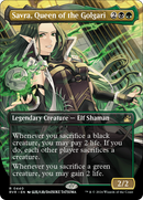 Savra, Queen of the Golgari (Anime Borderless) (RVR-440)  Foil - Ravnica Remastered