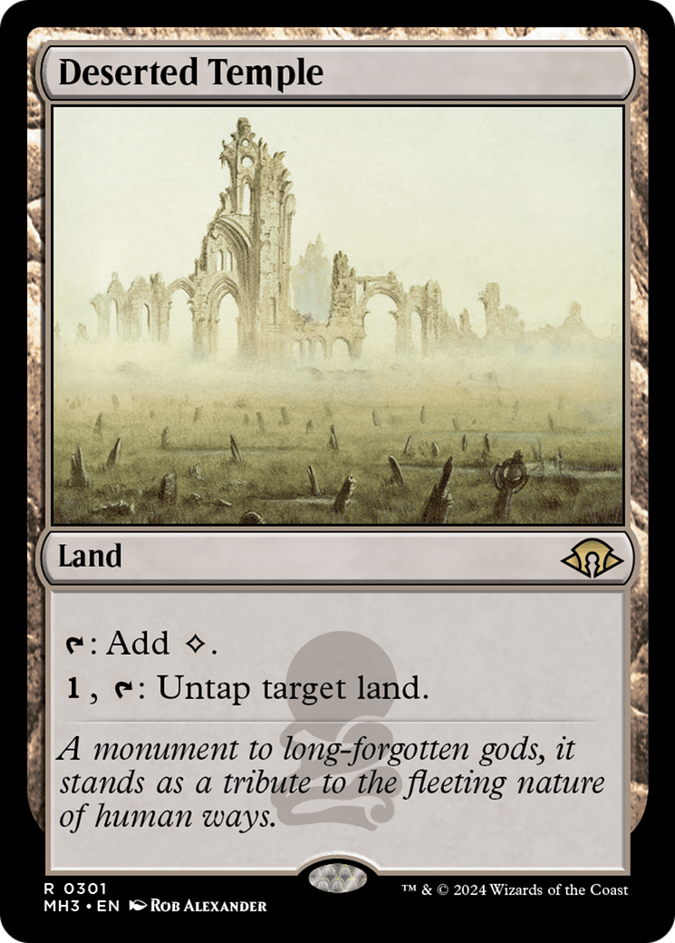 Deserted Temple (MH3-301)  Foil - Modern Horizons 3
