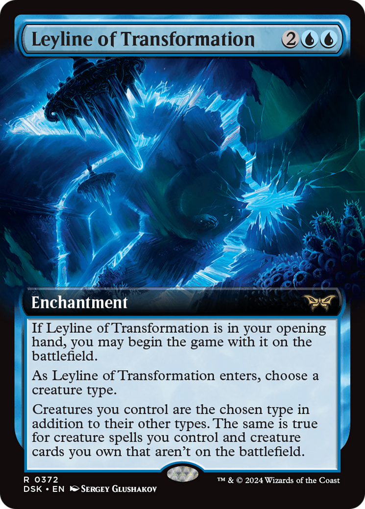 Leyline of Transformation (Extended Art) (DSK-372)  - Duskmourn: House of Horror: (Extended Art)