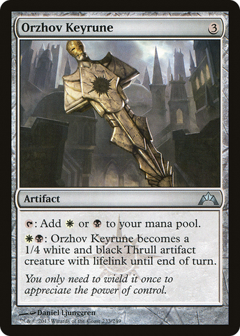 Orzhov Keyrune (GTC-233)  Foil - Gatecrash