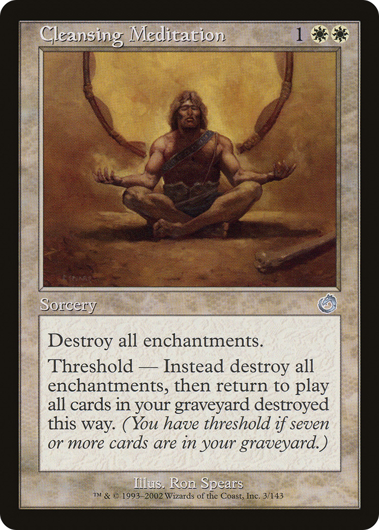 Cleansing Meditation (TOR-003)  Foil - Torment