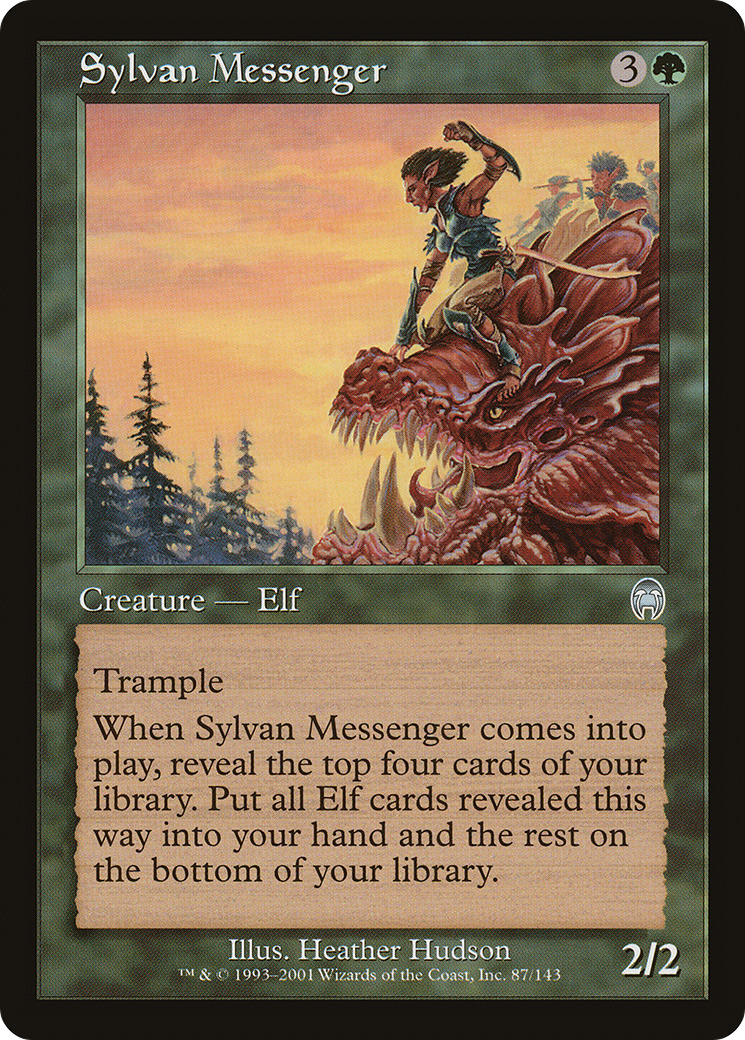 Sylvan Messenger (APC-087)  Foil - Apocalypse