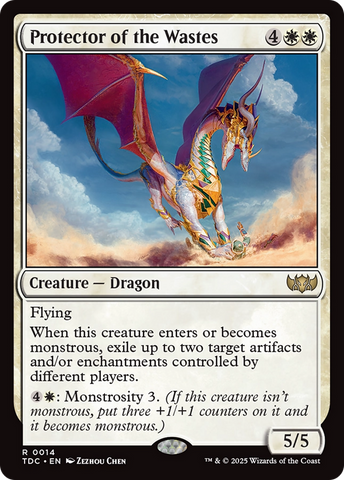 Protector of the Wastes (TDC-014) - Commander: Tarkir: Dragonstorm