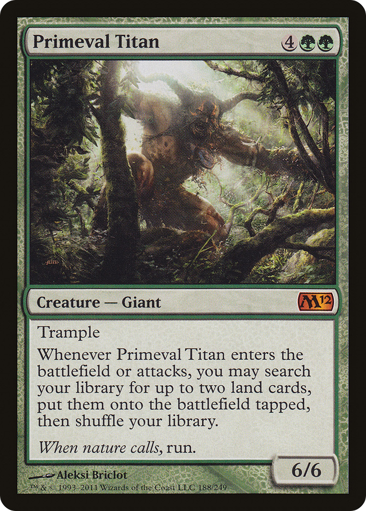 Primeval Titan (M12-188)  - Magic 2012