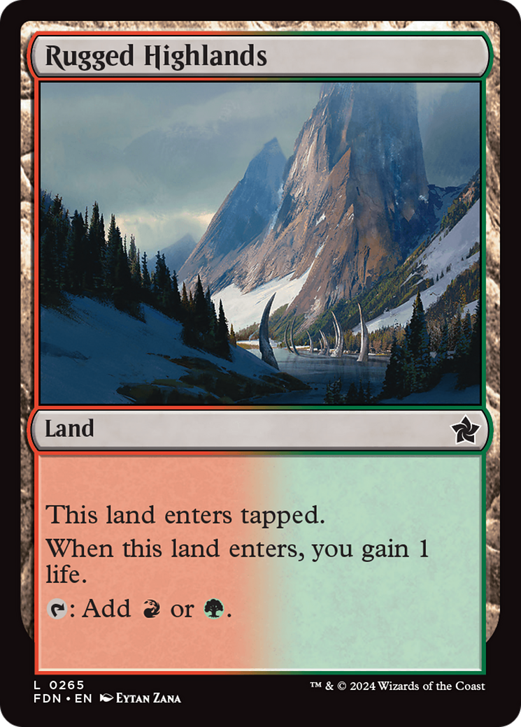 Rugged Highlands (FDN-265)  - Foundations