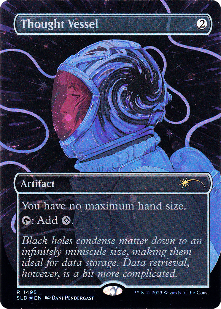 Thought Vessel (Galaxy Foil) (SLD-1495★) - Secret Lair Drop (Borderless) Foil