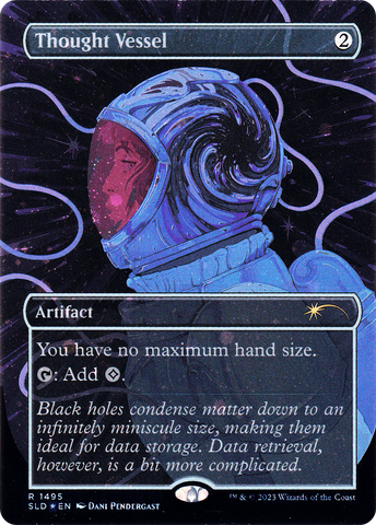 Thought Vessel (Galaxy Foil) (SLD-1495)  Foil - Secret Lair Drop (Borderless)
