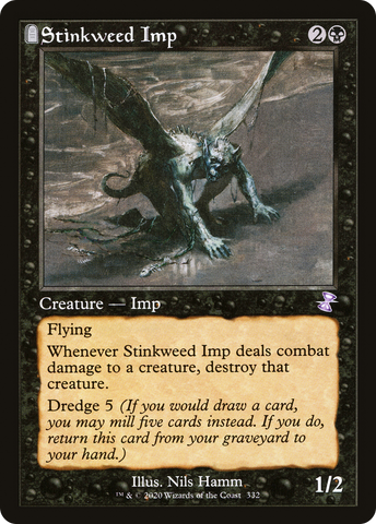 Stinkweed Imp (TSR-332)  Foil - Time Spiral Remastered: (tombstone)