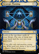 Strategic Planning (STA-020)  Foil - Strixhaven Mystical Archive: (Showcase) (Borderless)