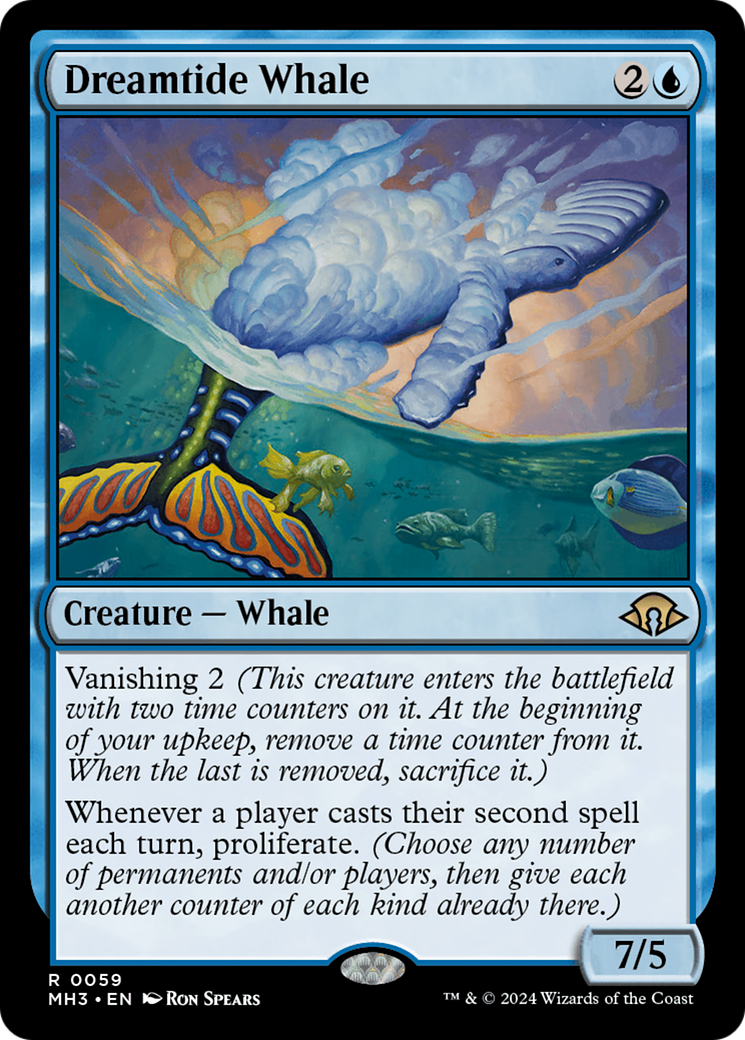 Dreamtide Whale (MH3-059)  - Modern Horizons 3