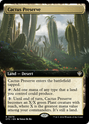 Cactus Preserve (Extended Art) (OTC-076)  - Outlaws of Thunder Junction Commander: (Extended Art)