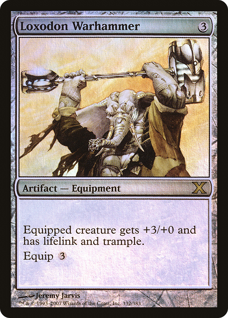Loxodon Warhammer (10E-332★)  Foil - Tenth Edition