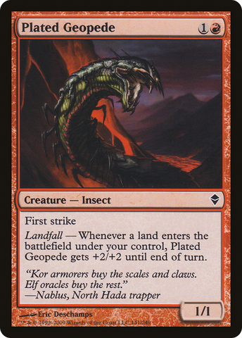 Plated Geopede (ZEN-141) - Zendikar