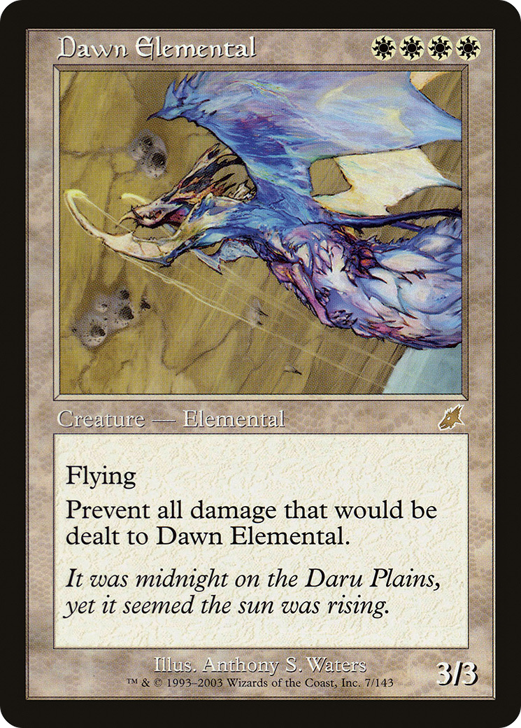 Dawn Elemental (SCG-007)  Foil - Scourge