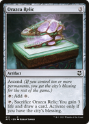 Orazca Relic (AFC-213) - Adventures in the Forgotten Realms Commander