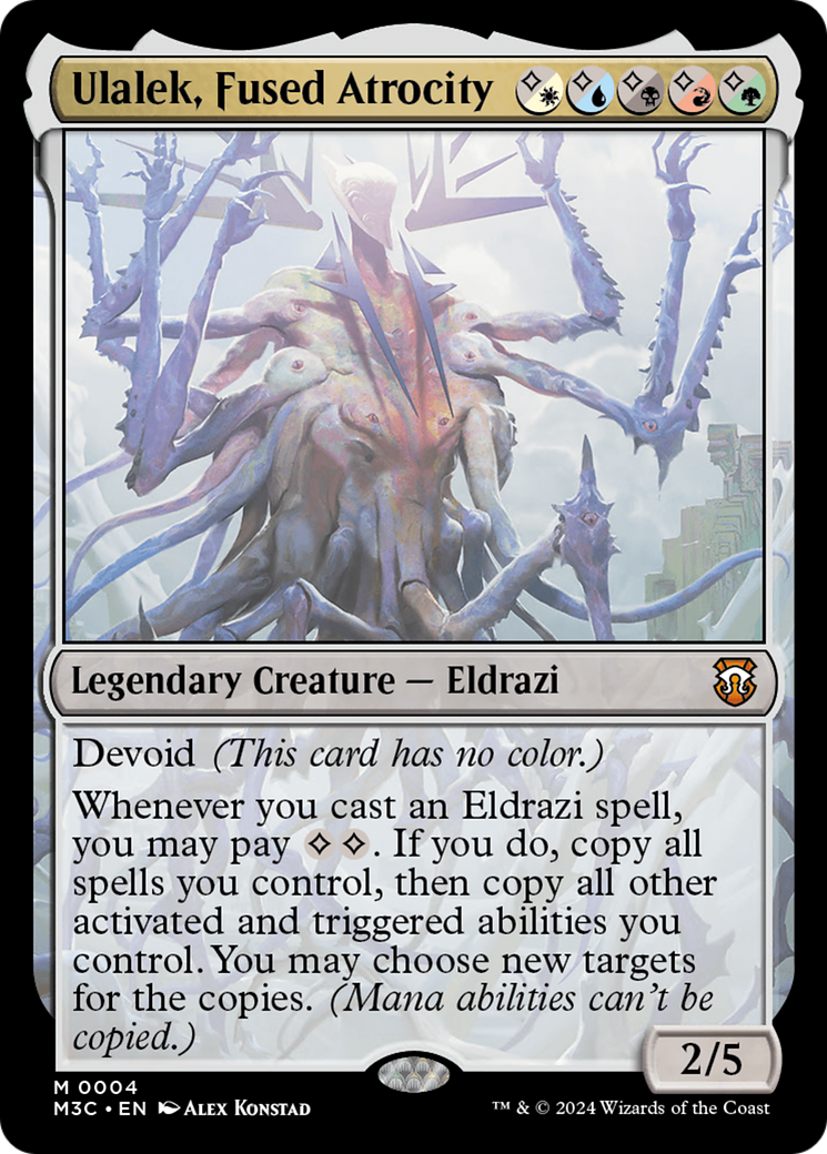 Ulalek, Fused Atrocity (M3C-004)  - Modern Horizons 3 Commander: (devoid)