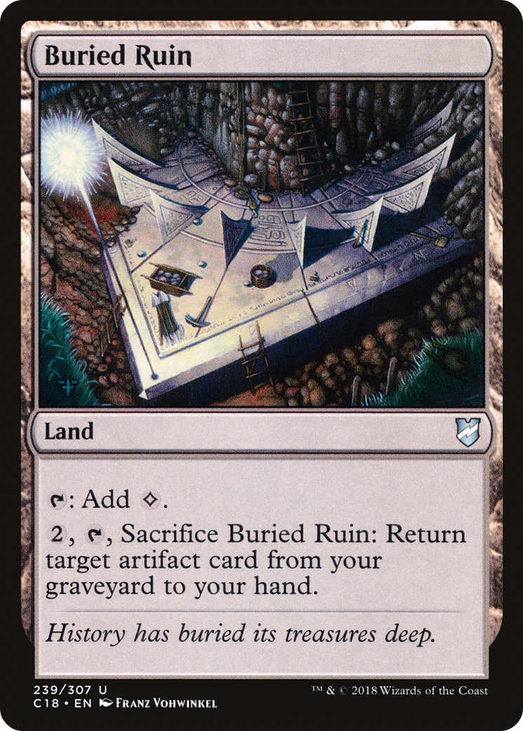 Buried Ruin (C18-239)  - Commander 2018
