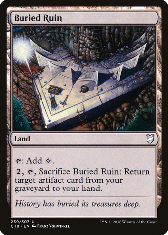 Buried Ruin (C18-239)  - Commander 2018