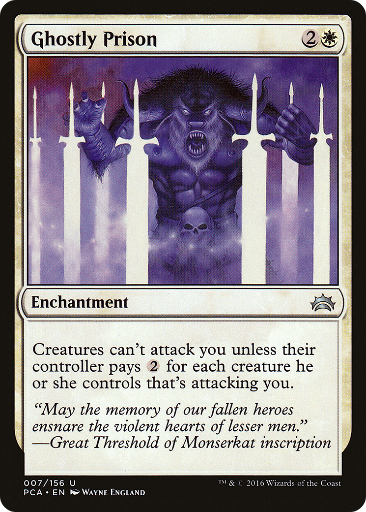 Ghostly Prison (PCA-007)  - Planechase Anthology