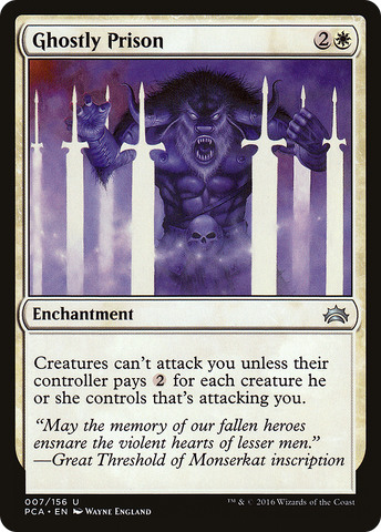 Ghostly Prison (PCA-007)  - Planechase Anthology