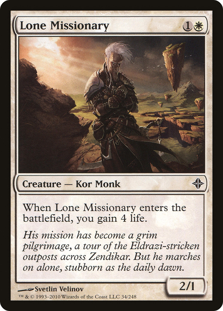 Lone Missionary (ROE-034)  - Rise of the Eldrazi