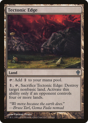 Tectonic Edge (WWK-145)  - Worldwake