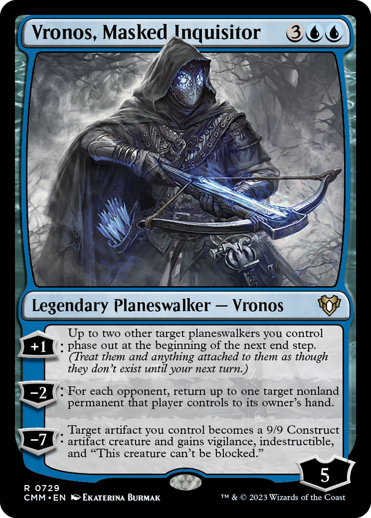 Vronos, Masked Inquisitor (CMM-729)  - Commander Masters
