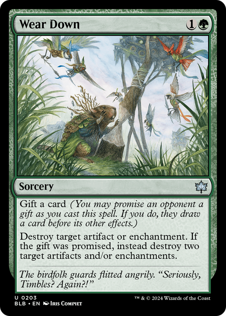 Wear Down (BLB-203)  Foil - Bloomburrow