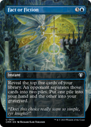 Fact or Fiction (Borderless) (CMM-631)  Foil - Commander Masters