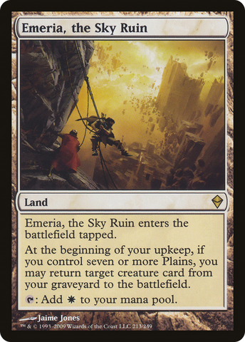 Emeria, the Sky Ruin (ZEN-213) - Zendikar Foil